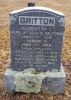 Britton Headstone: Henrietta; George; Grace; Hazel; Martha; Lulu; Infant