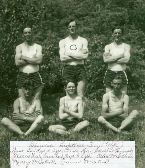 Glassville Basketball Team 1935