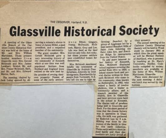 Glassville-Historical-society-article