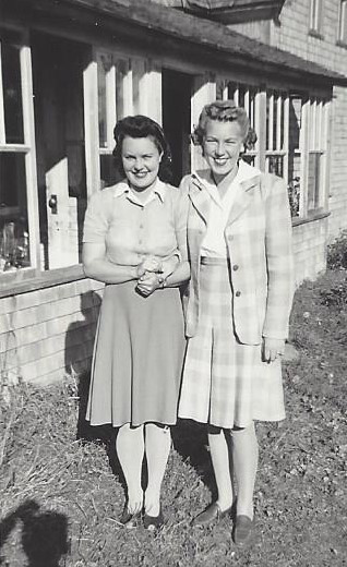 Claudine McBrine, left, and Dorothy Sweet