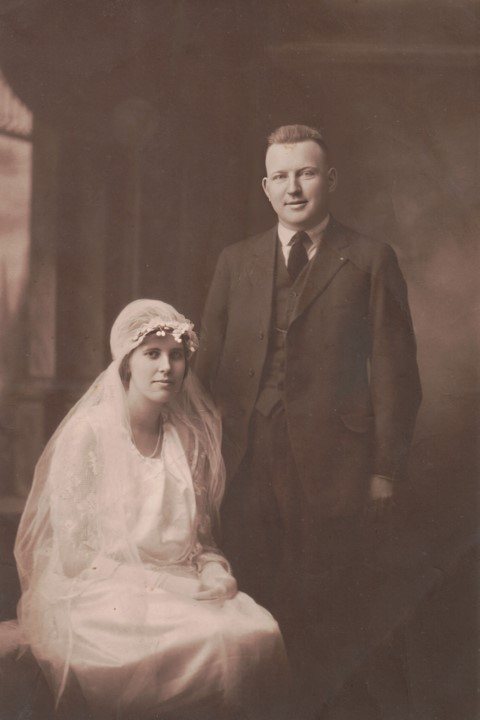 John Millie - Beatrice Foreman Wedding Sept. 5, 1923