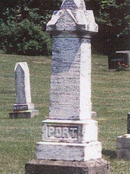Port Monument in Glassville United Church Cemetery